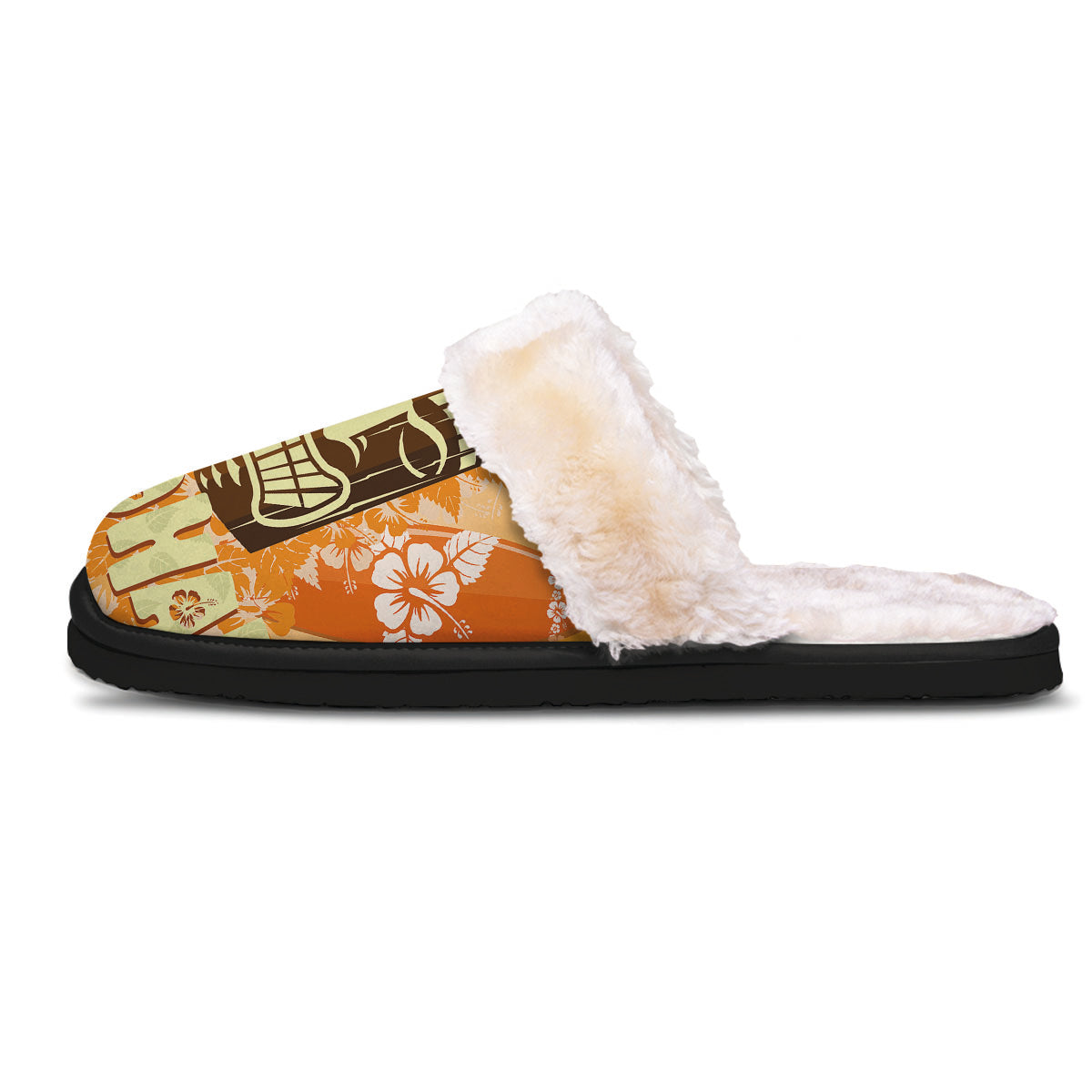 Tiki Aloha Print Slippers-grizzshop