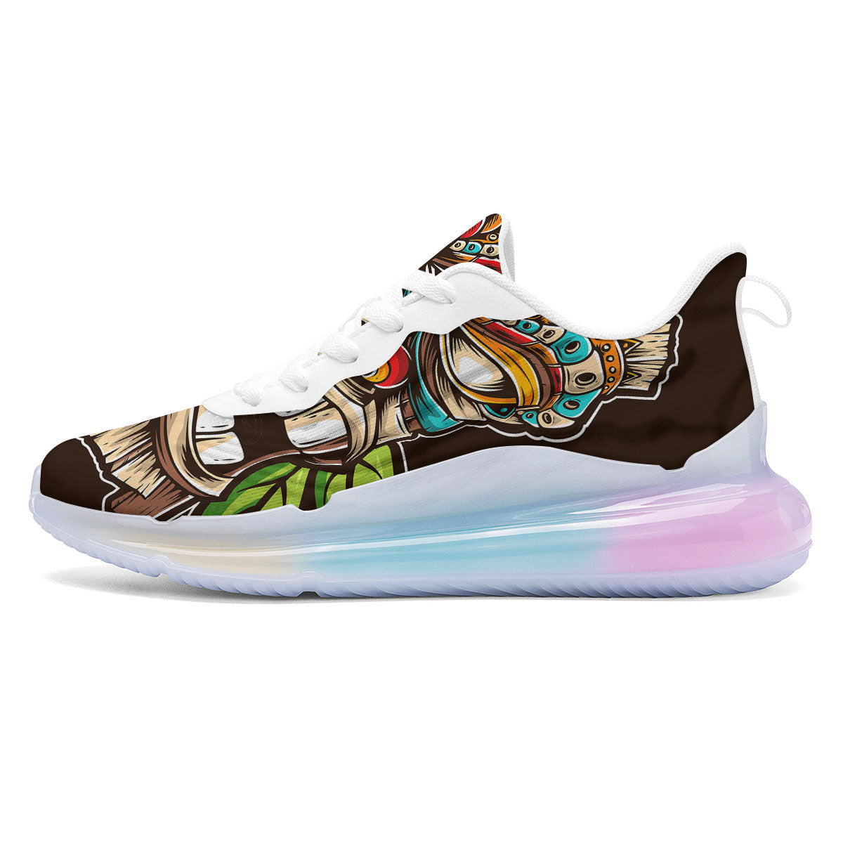 Tiki Hawaiian Print Running Sneakers-grizzshop