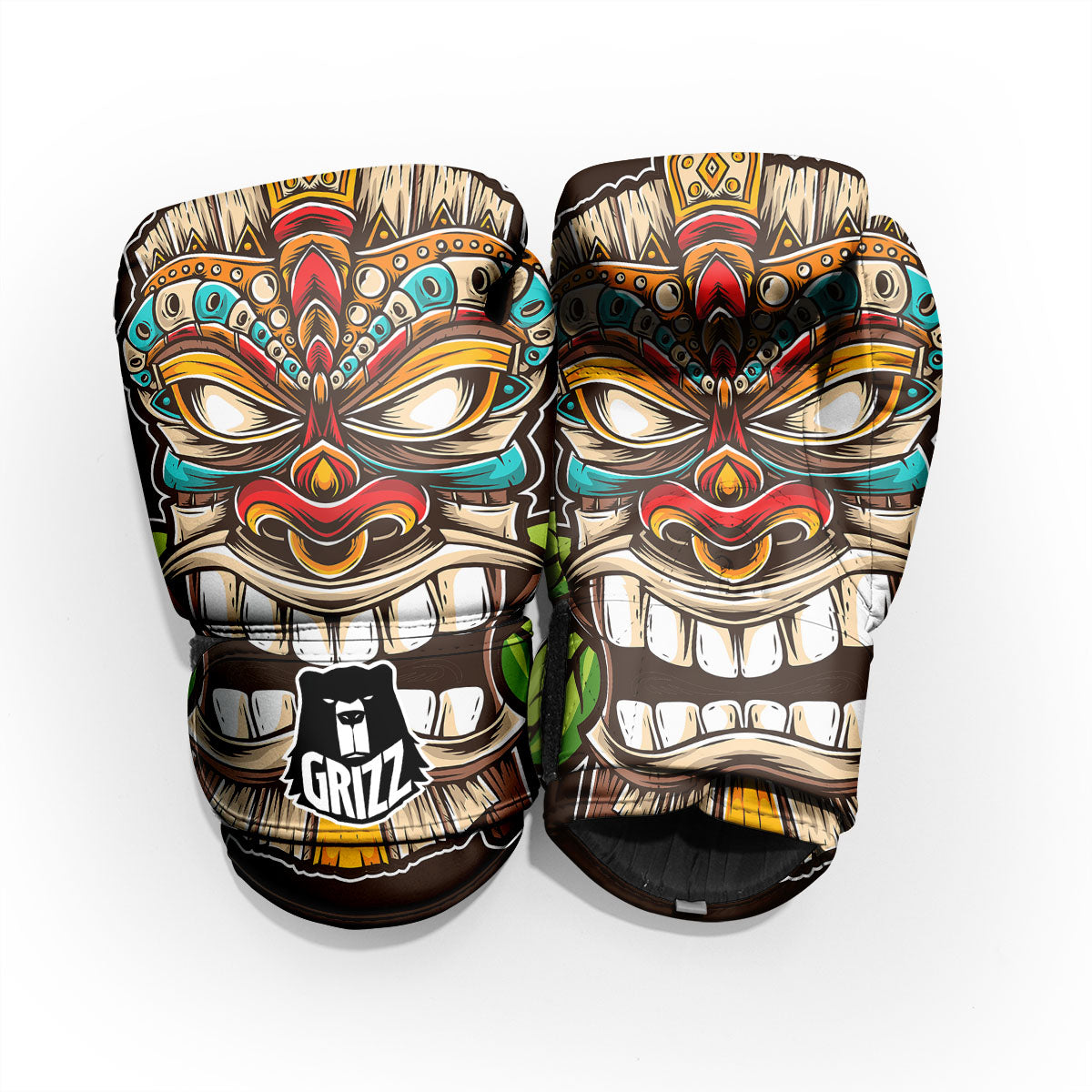 Tiki Hawaiian Print Pro Boxing Glove