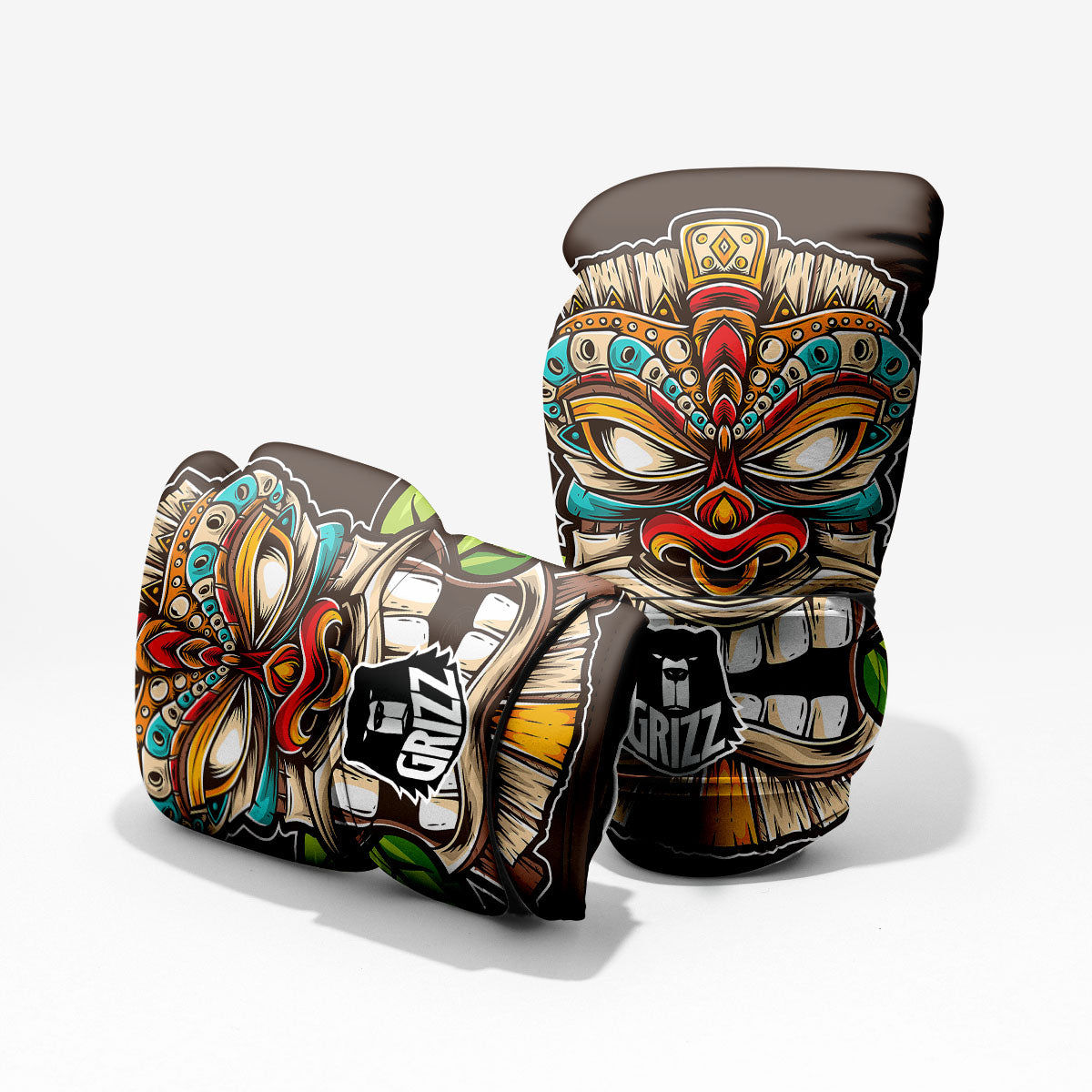 Tiki Hawaiian Print Pro Boxing Glove