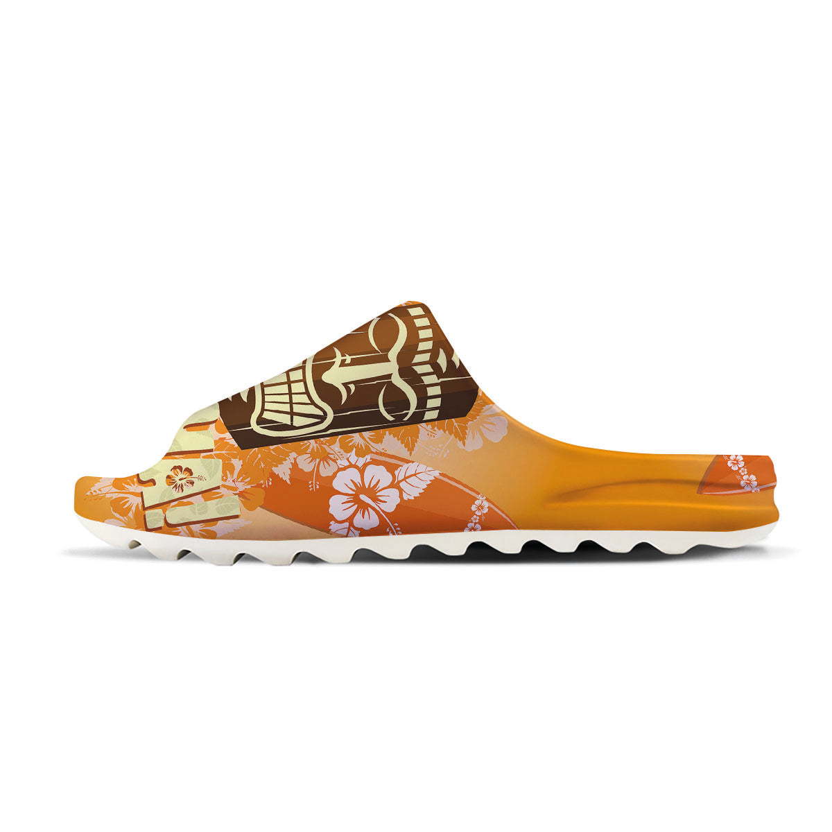 Tiki Aloha Print Sandals-grizzshop