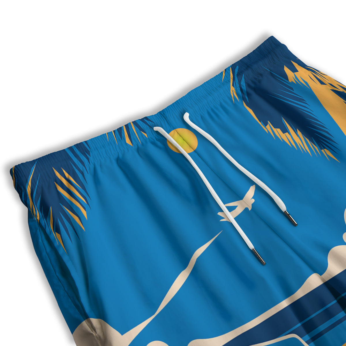 Time To Travel Summer Holiday Print Men's Athletic Shorts