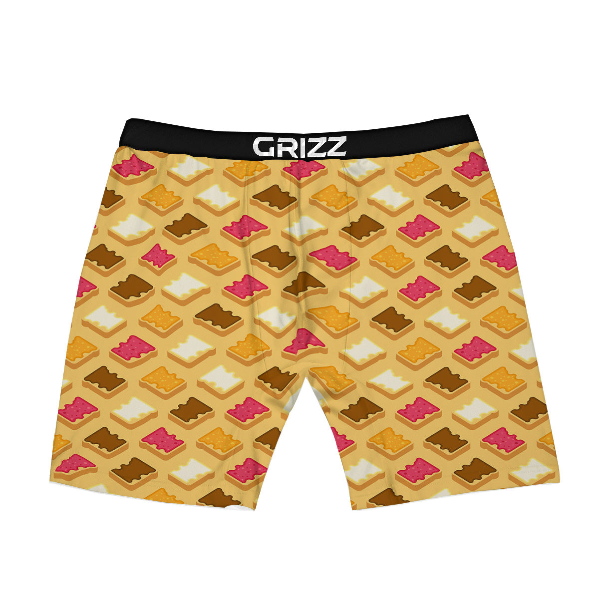 Toast And Jam Print Pattern Boxer Briefs-grizzshop
