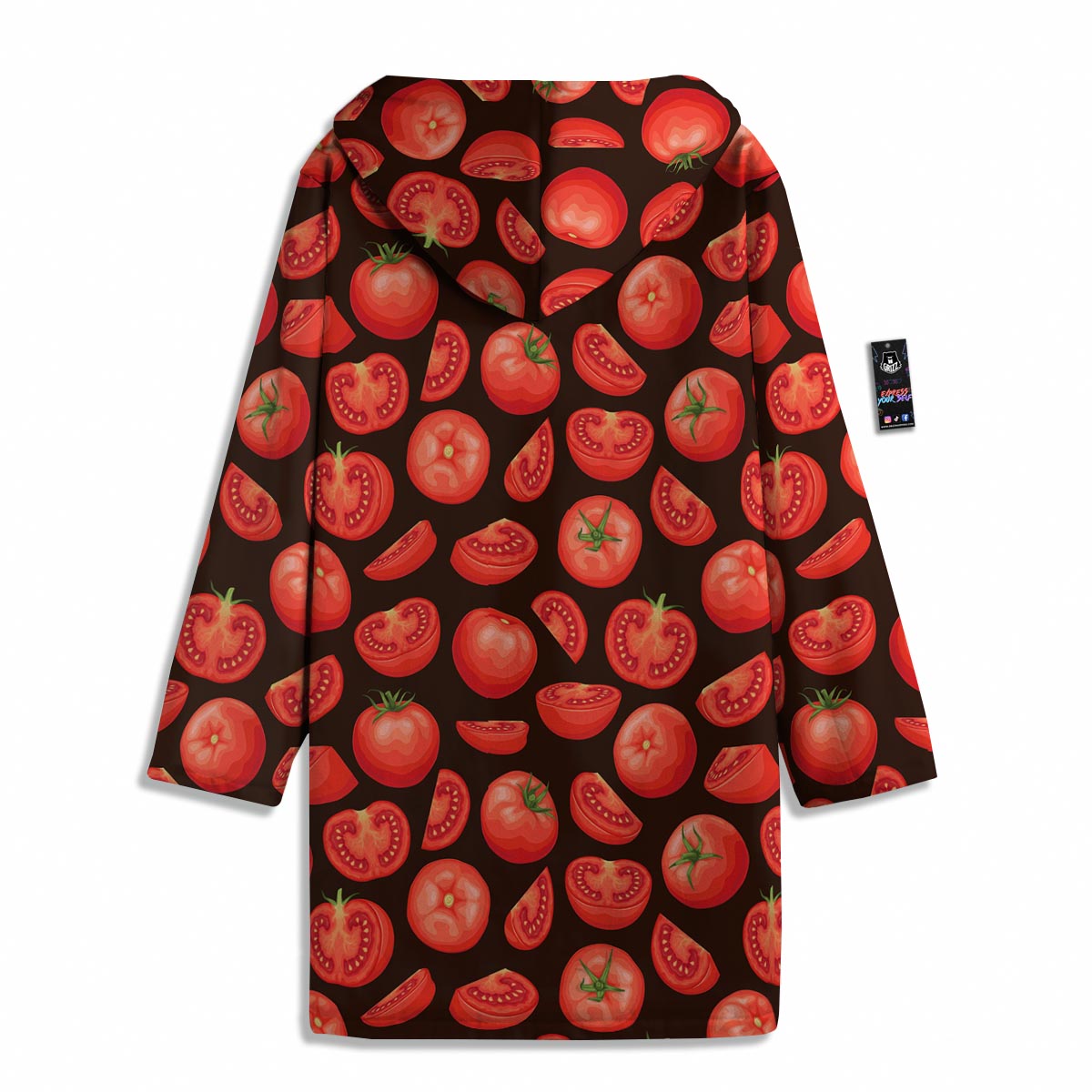 Tomatoes Red Print Pattern Men's Windbreaker Jacket-grizzshop