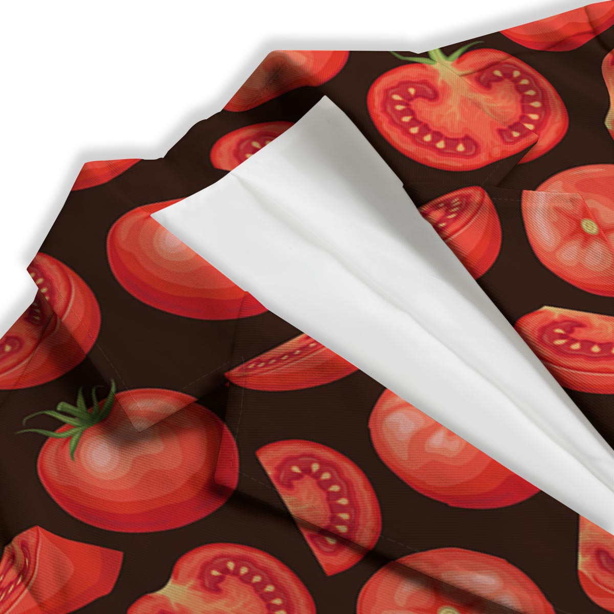 Tomatoes Red Print Pattern Women's Blazer-grizzshop