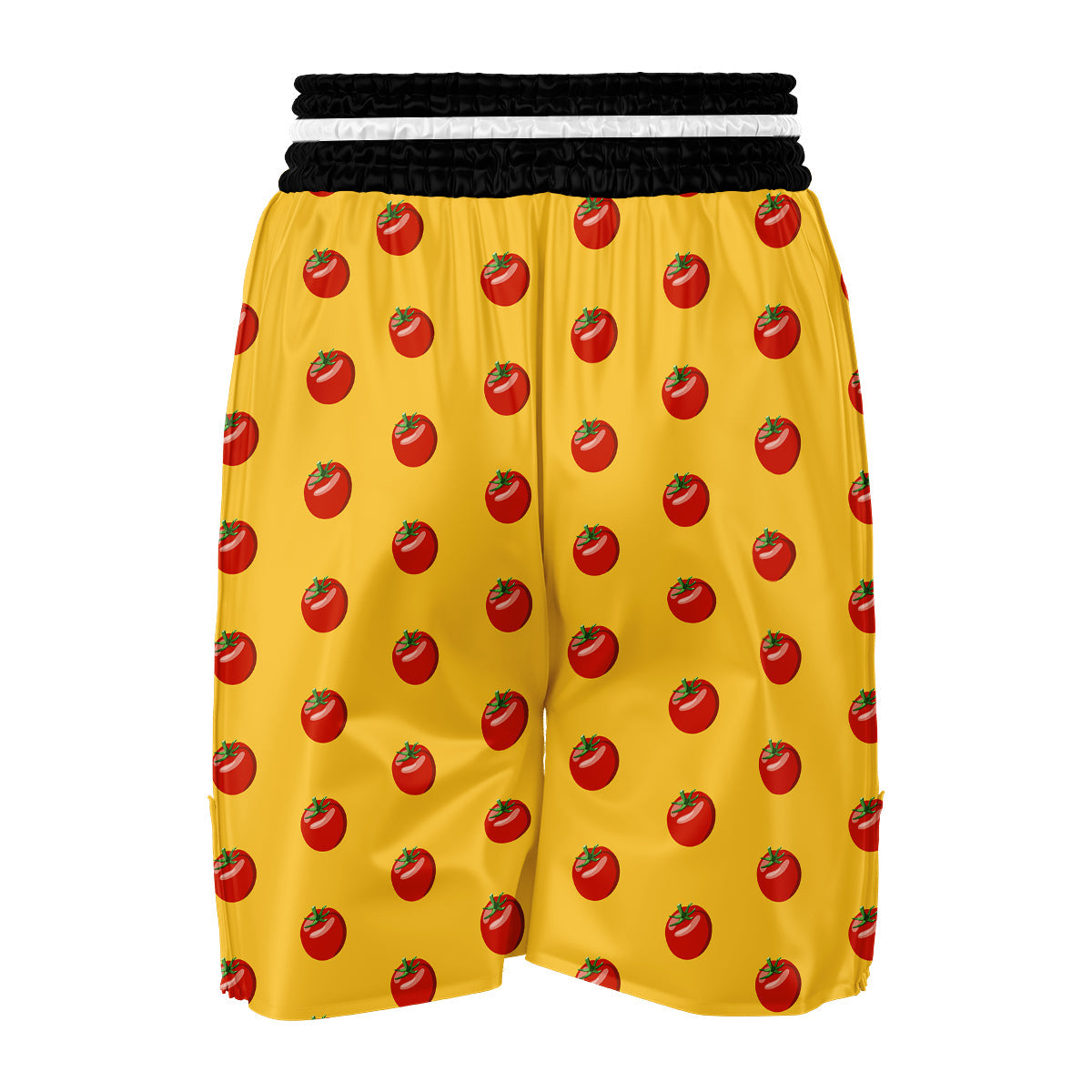 Tomatoes Yellow Print Pattern Boxing Shorts-grizzshop