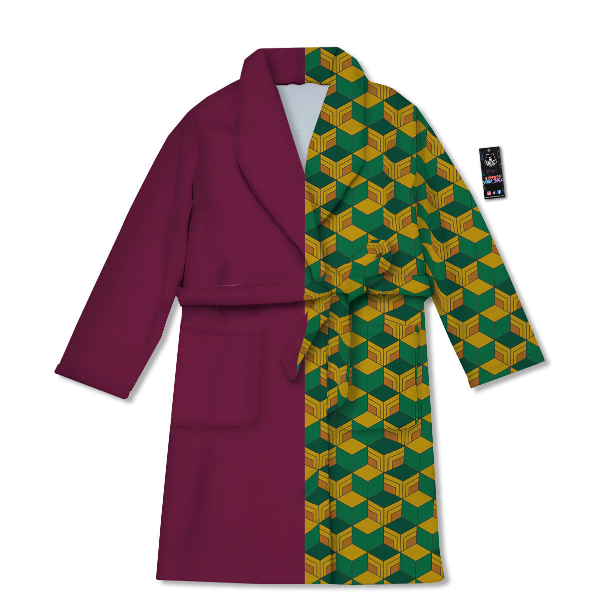 Tomioka Print Pattern Bathrobe-grizzshop