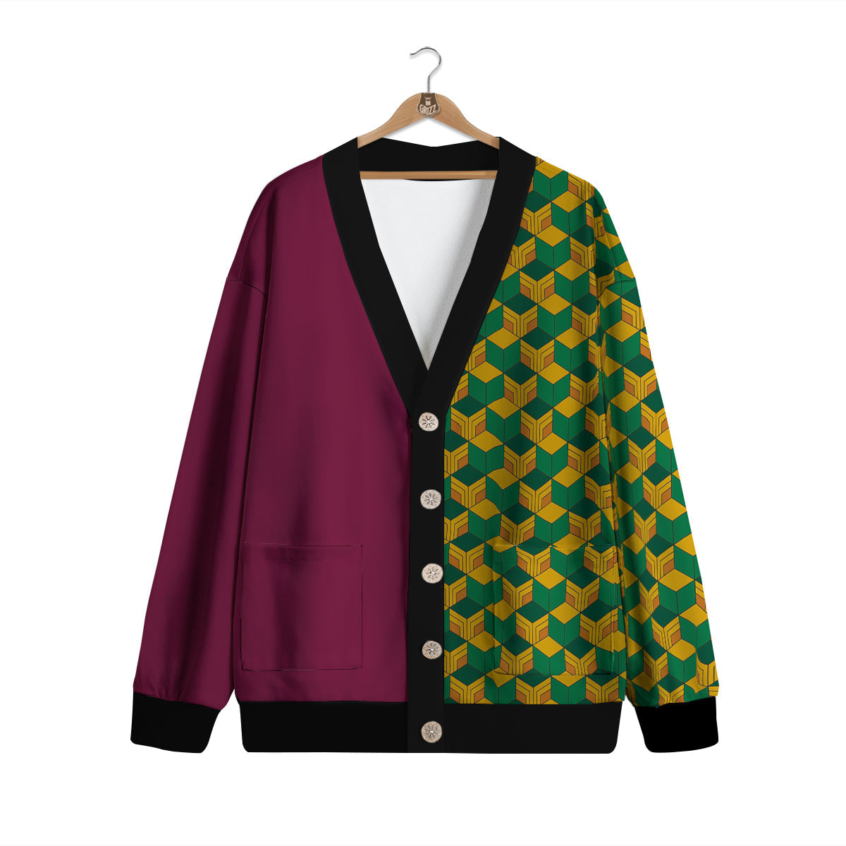Tomioka Print Pattern Cardigan-grizzshop