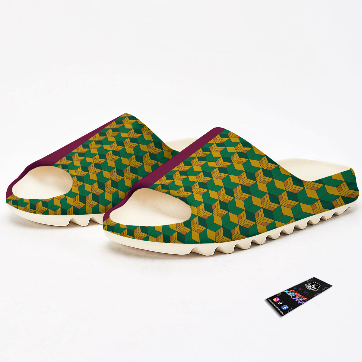 Tomioka Print Pattern Sandals-grizzshop