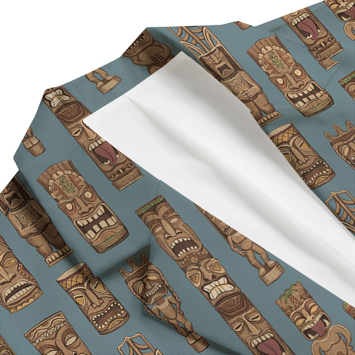 Totem Aztec Pattern Print Men's Blazer-grizzshop