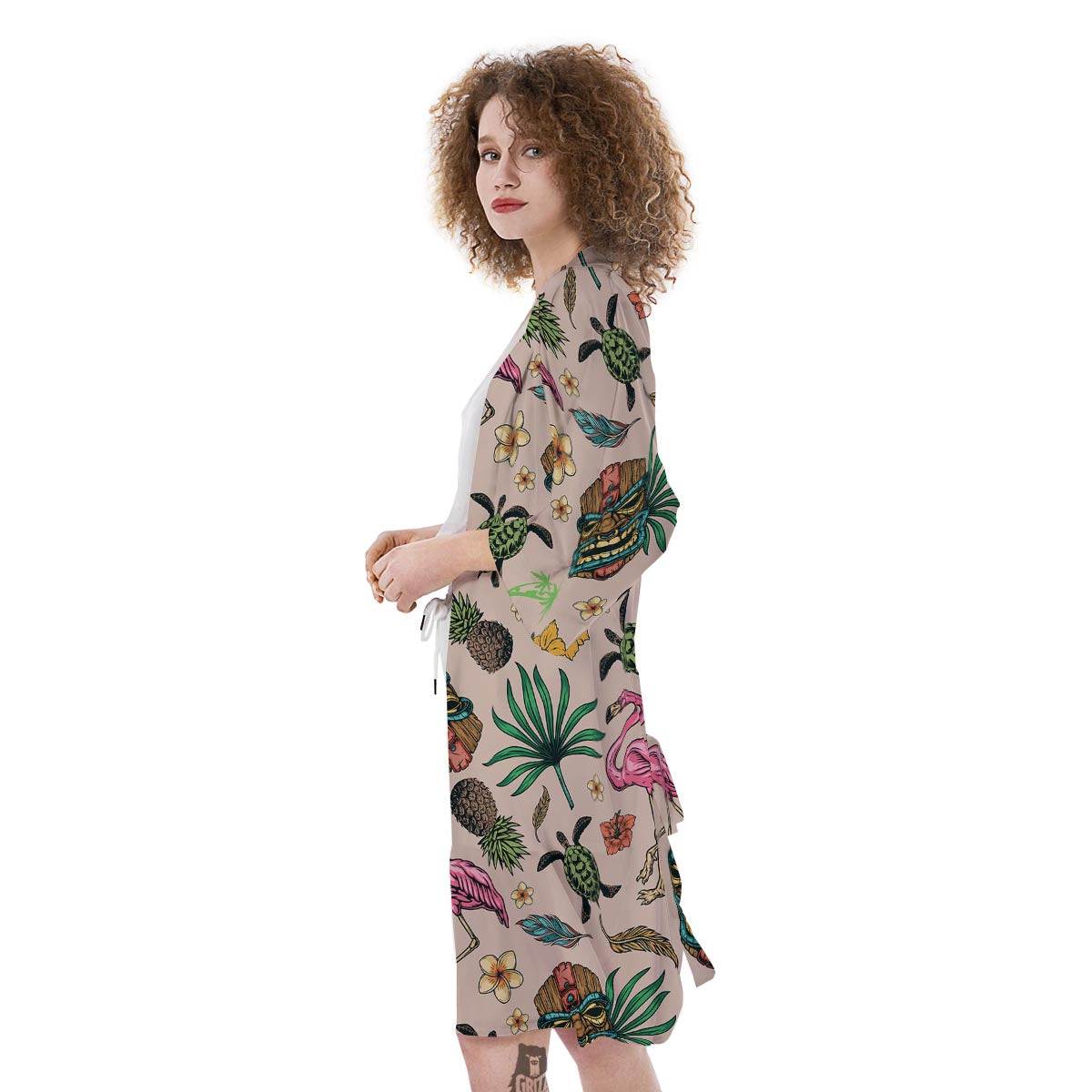 Totem Summer Print Pattern Kimono-grizzshop