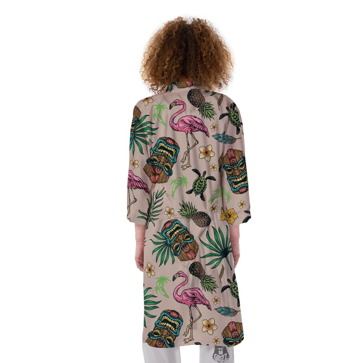 Totem Summer Print Pattern Kimono-grizzshop