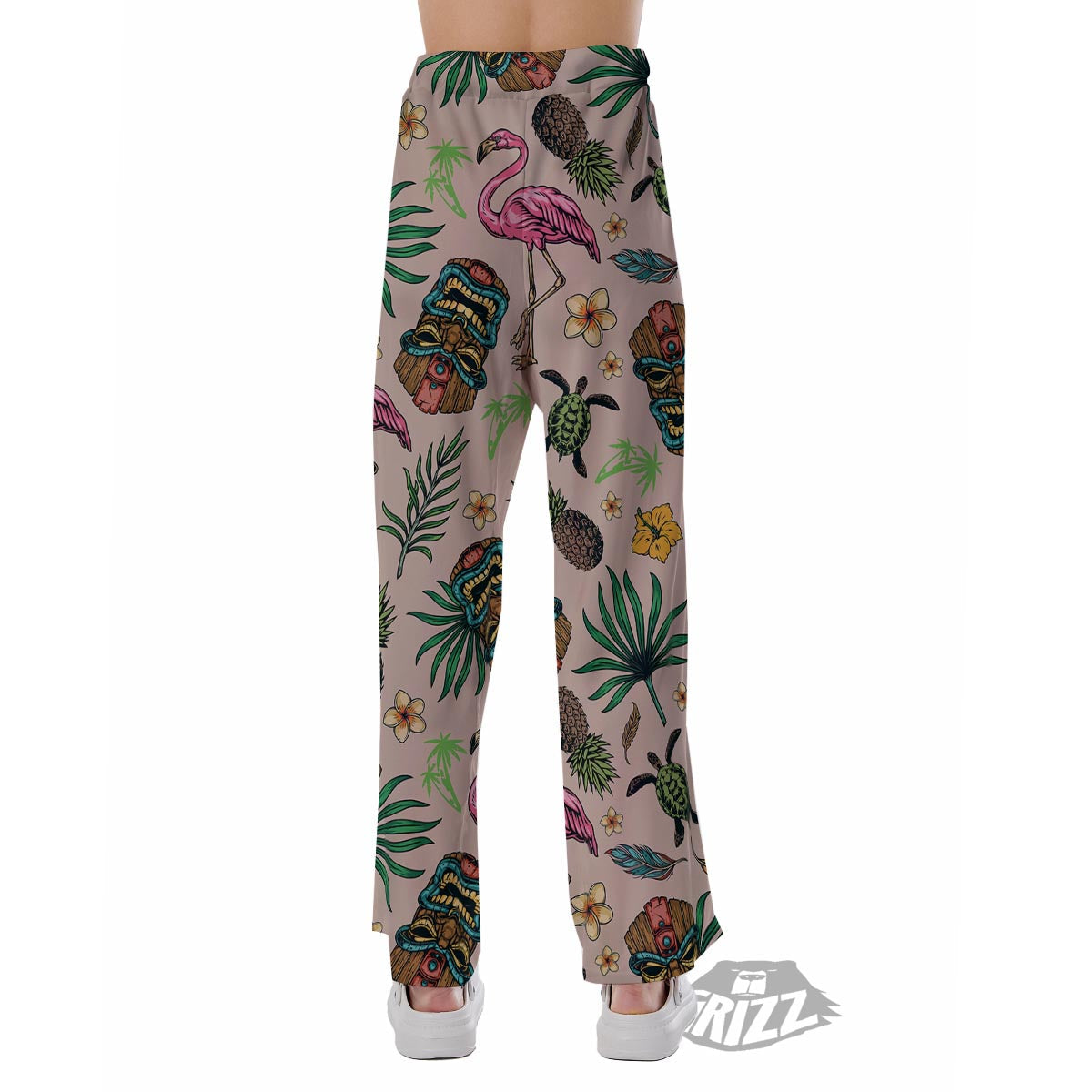 Totem Summer Print Pattern Pajama Pants-grizzshop