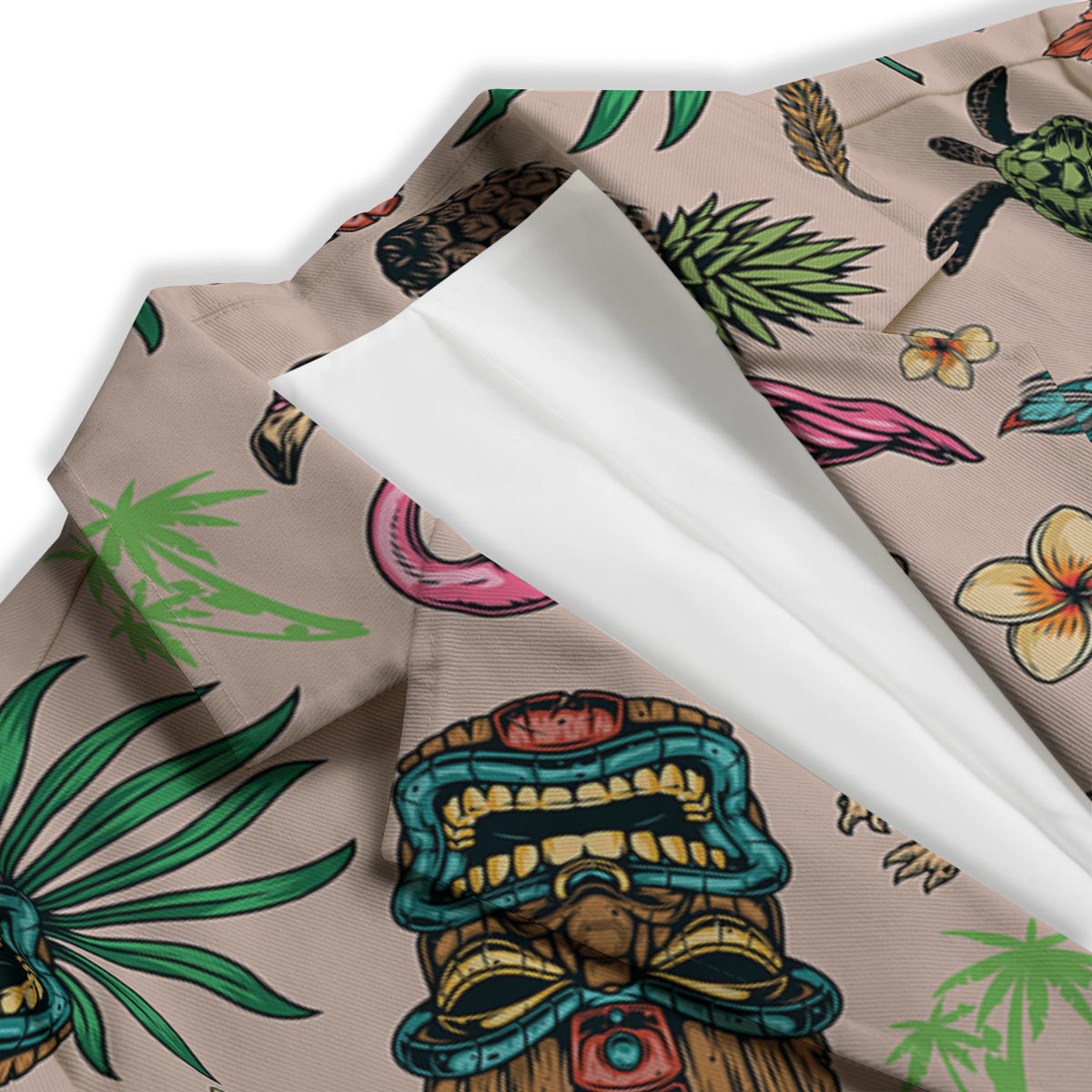 Totem Summer Print Pattern Women's Blazer-grizzshop