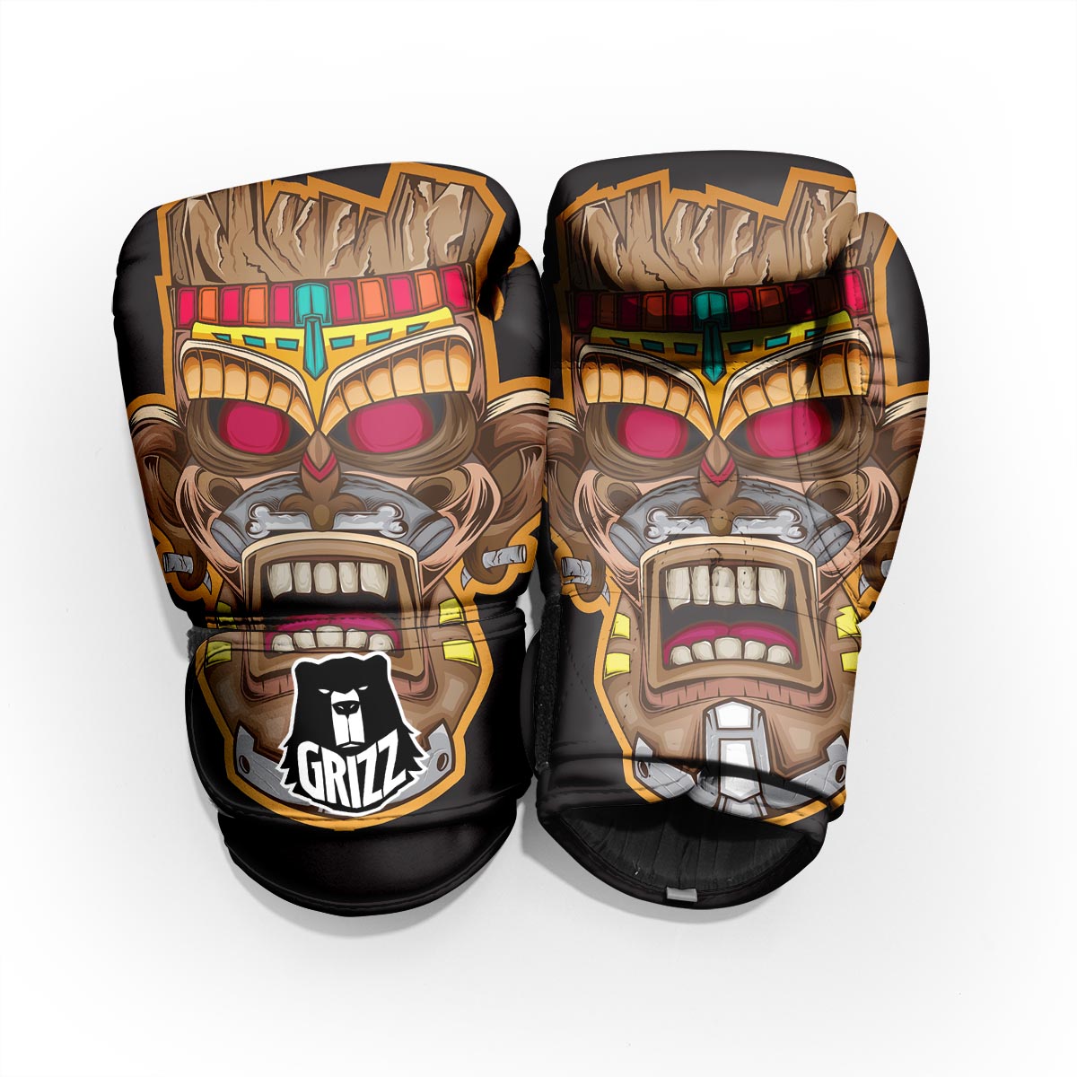Totem Tiki Print Pro Boxing Glove