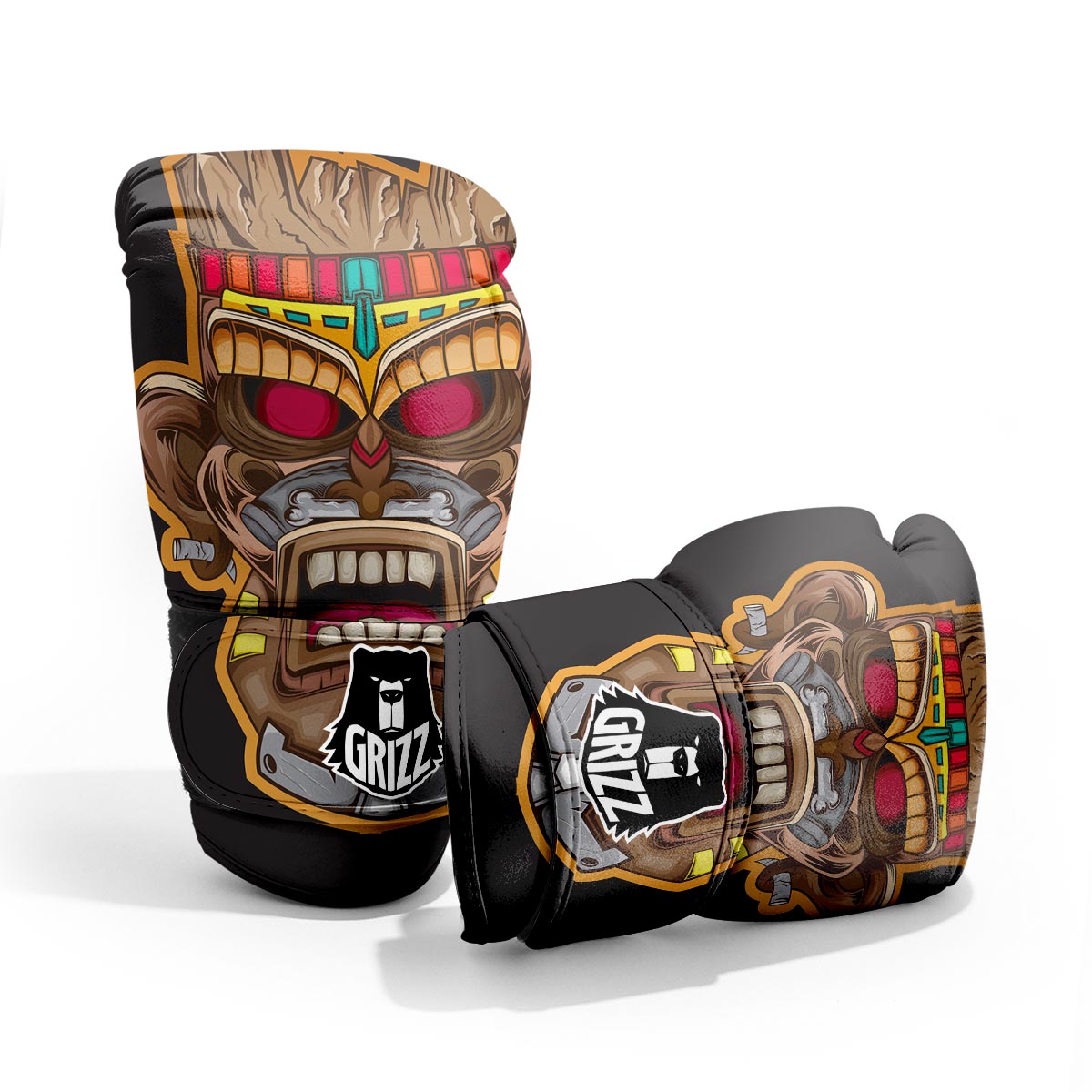 Totem Tiki Print Pro Boxing Glove