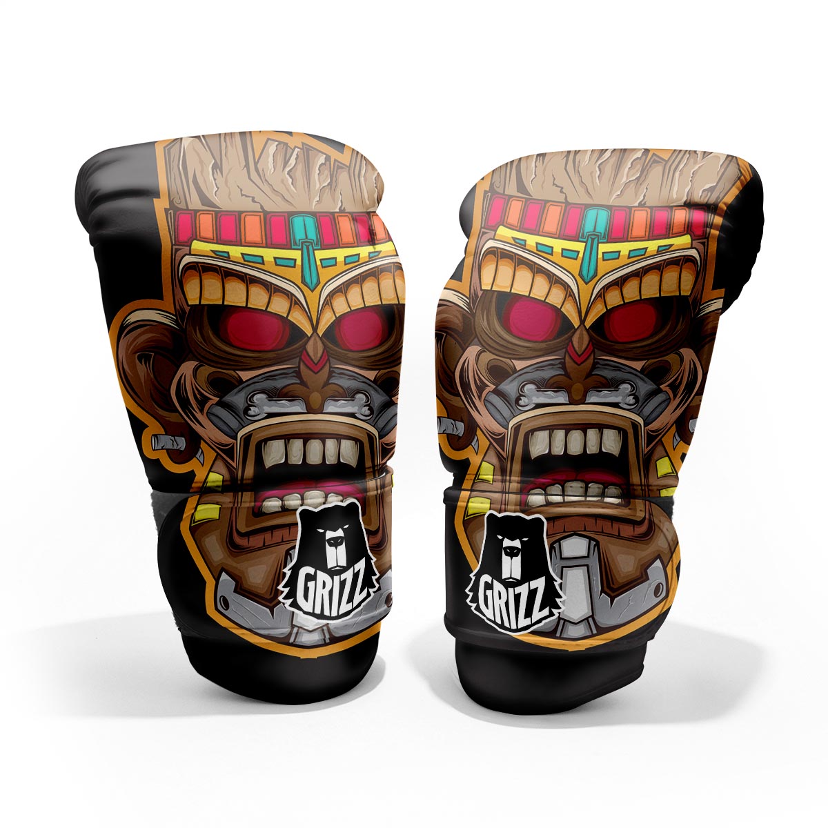 Totem Tiki Print Pro Boxing Glove