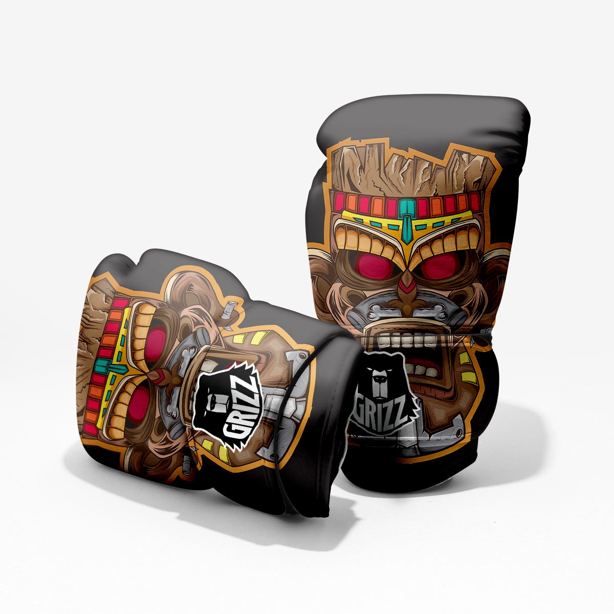 Totem Tiki Print Pro Boxing Glove