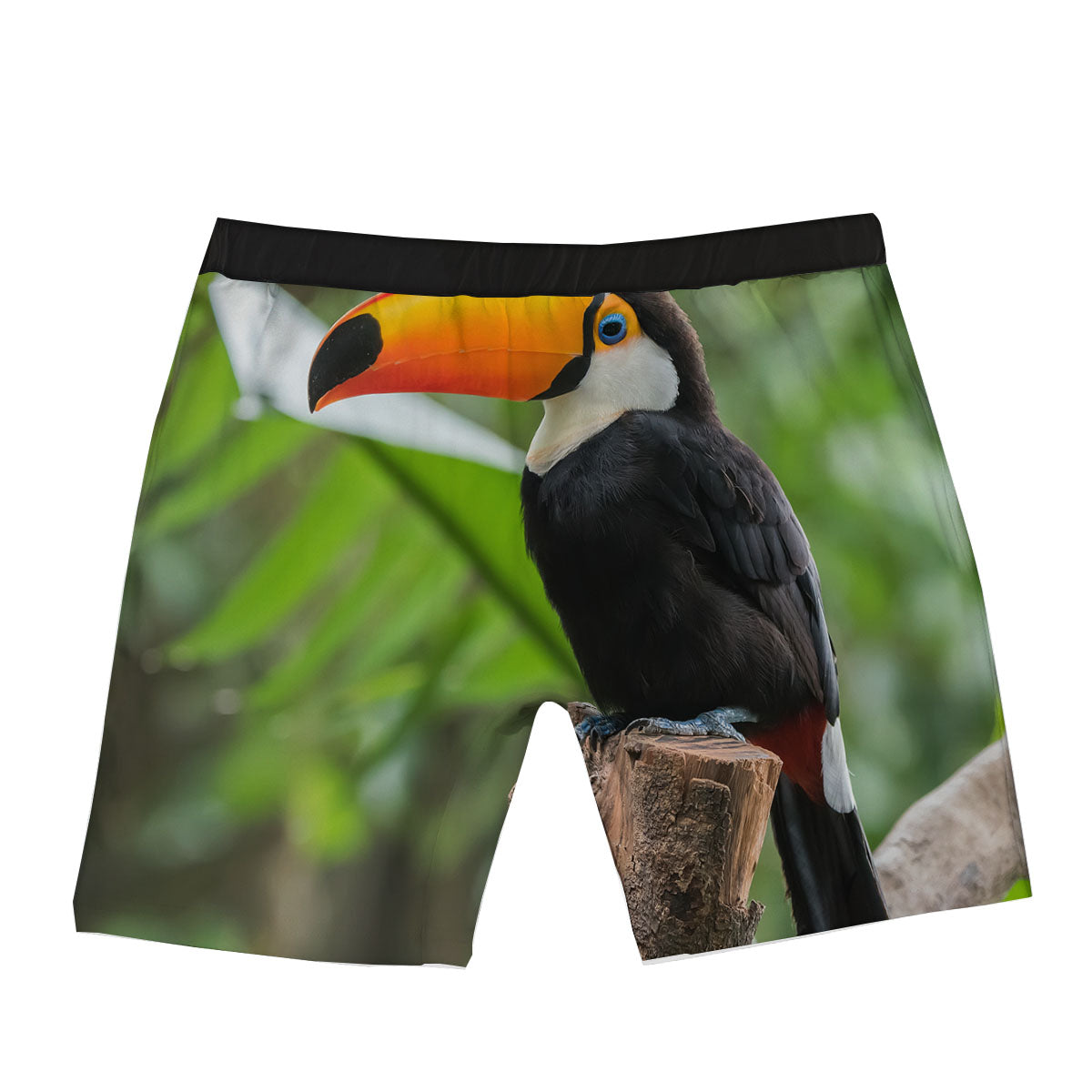 Toucan Aloha Keel-Billed Print Boxer Briefs-grizzshop