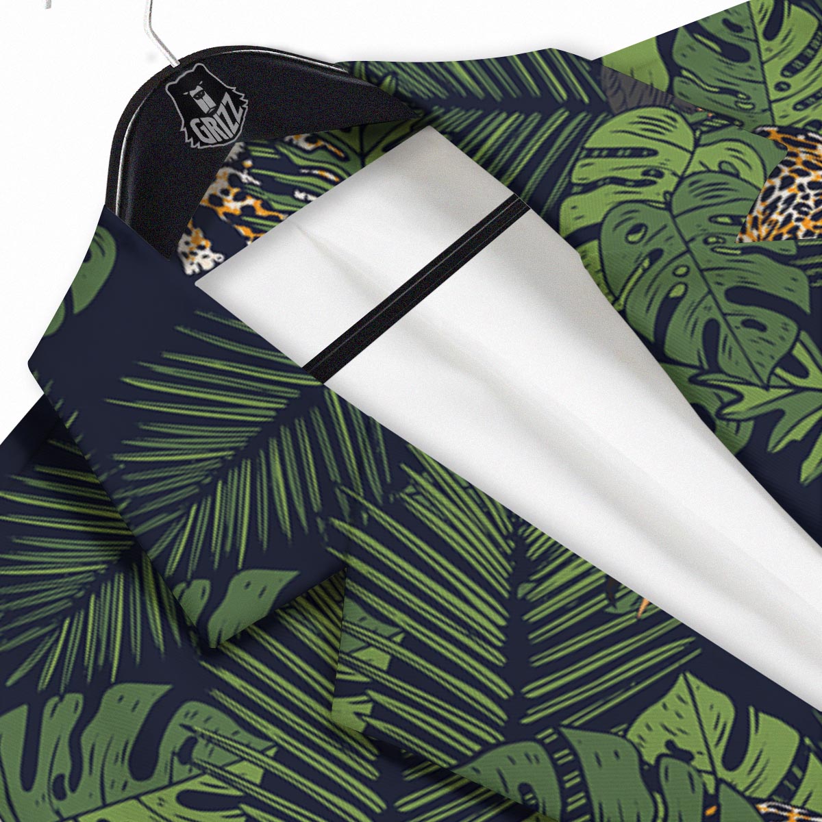 Toucan And Tiger Print Pattern Men's Sport Coat-grizzshop