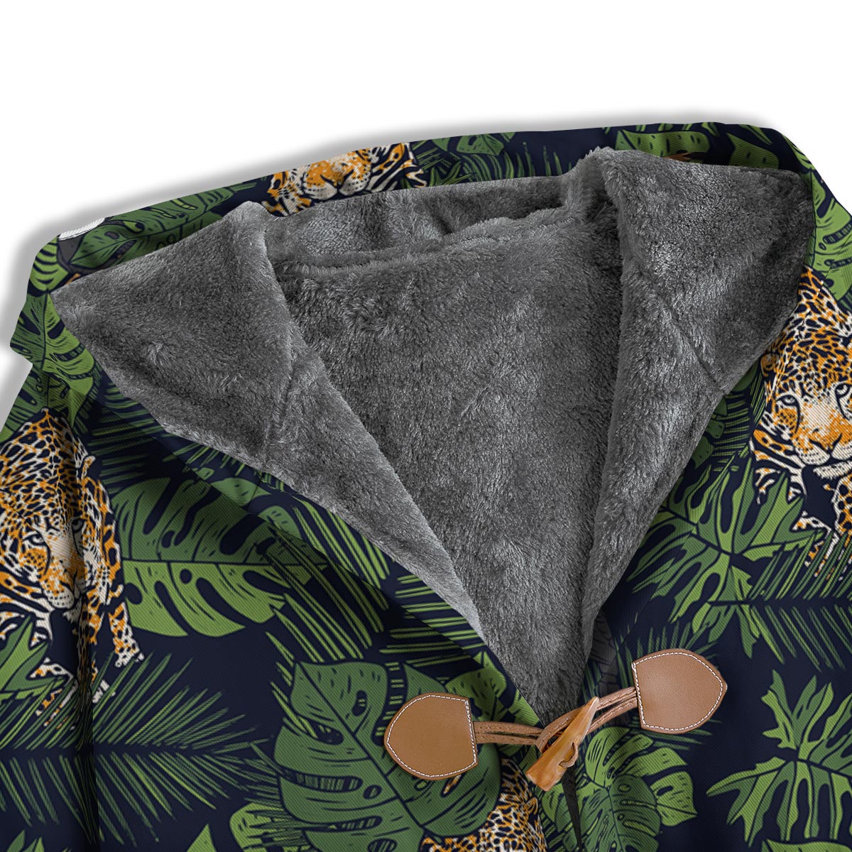 Toucan And Tiger Print Pattern Men's Windbreaker Jacket-grizzshop