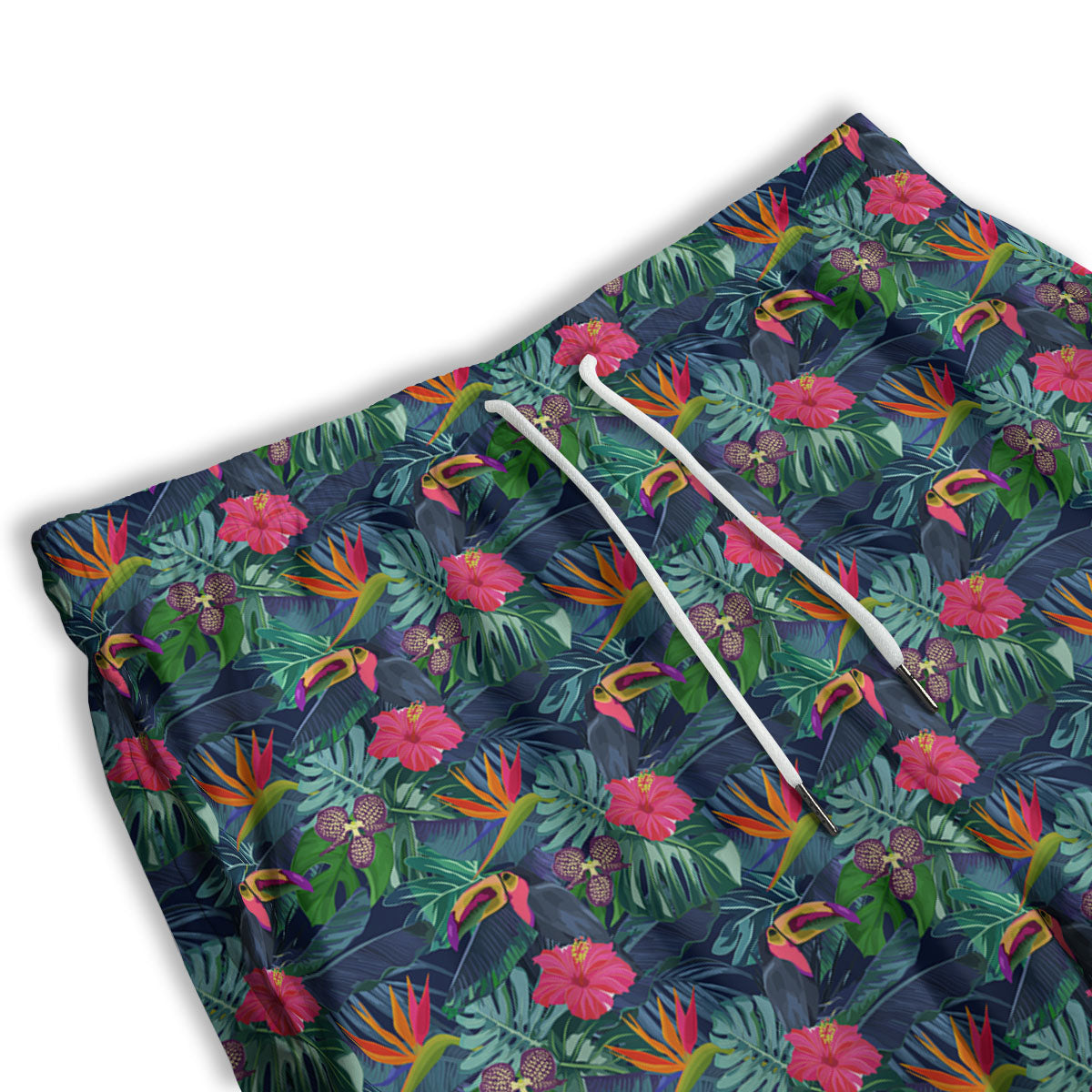 Trippy Neon Psychedelic Print Men's Athletic Shorts