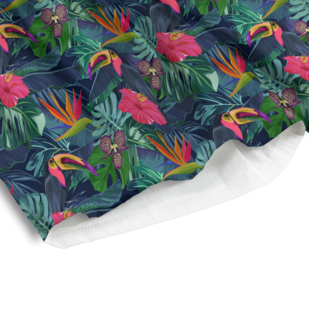 Trippy Neon Psychedelic Print Men's Athletic Shorts