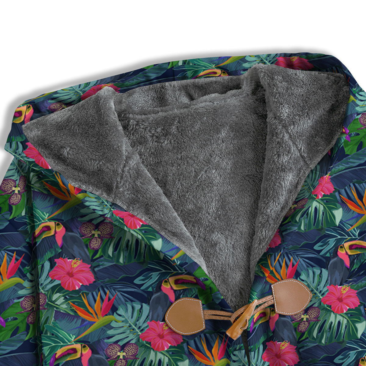 Toucan Exotic Tropical Print Pattern Men's Windbreaker Jacket-grizzshop