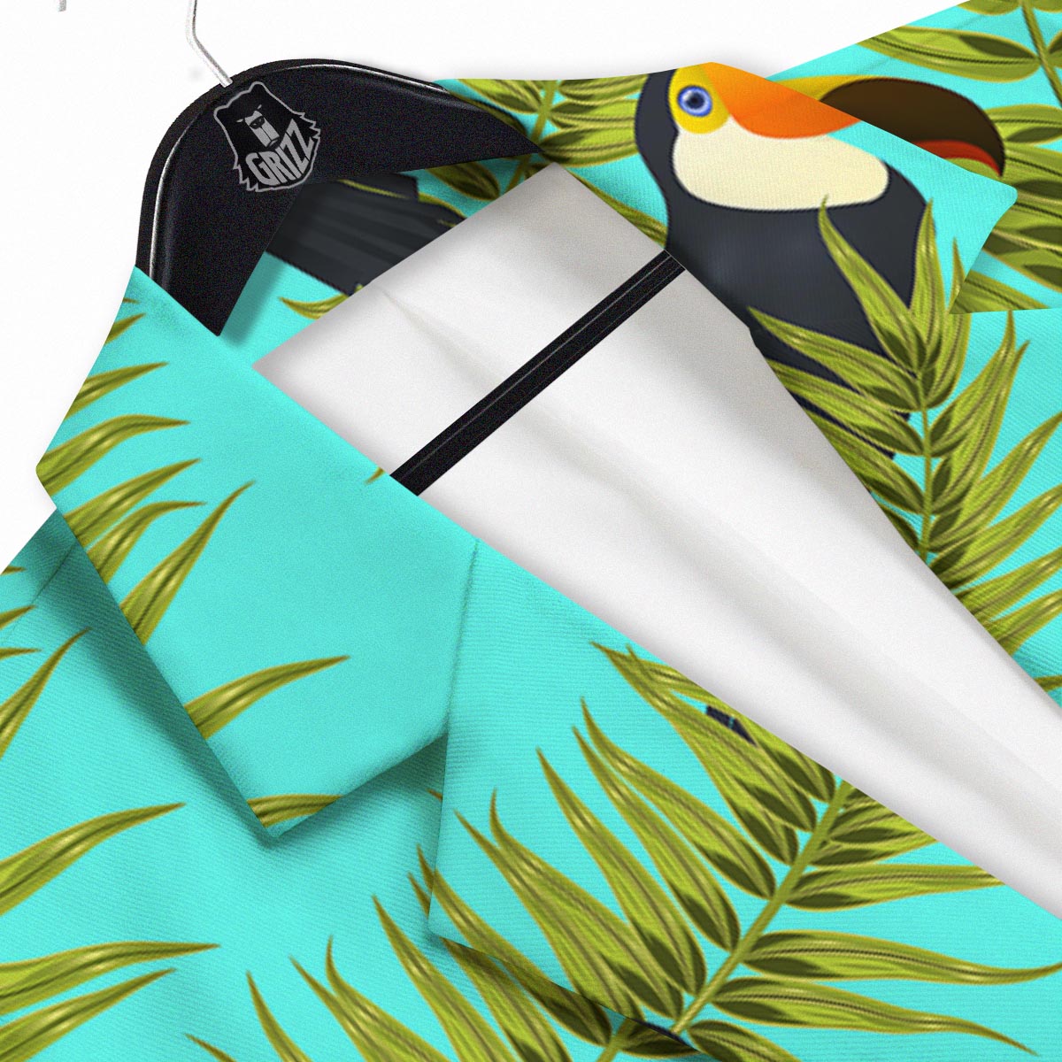 Toucan Toco Print Pattern Men's Sport Coat-grizzshop