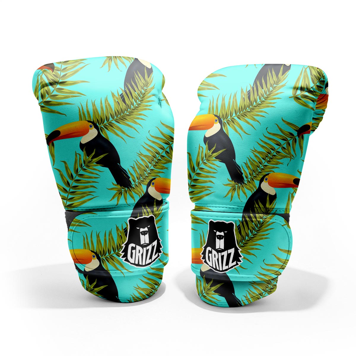 Toucan Toco Print Pattern Pro Boxing Glove