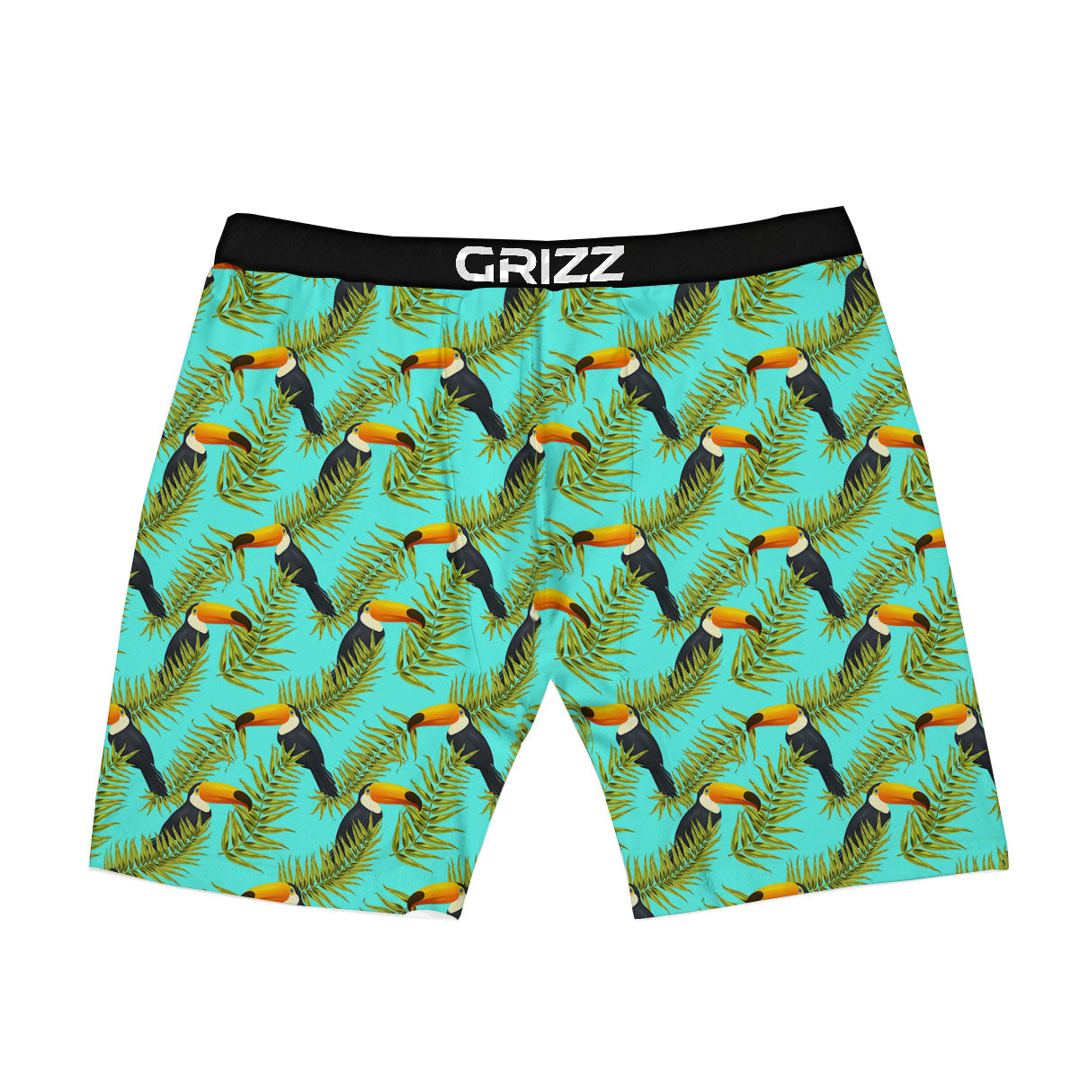 Toucan Tropical Toco Print Pattern Boxer Briefs-grizzshop