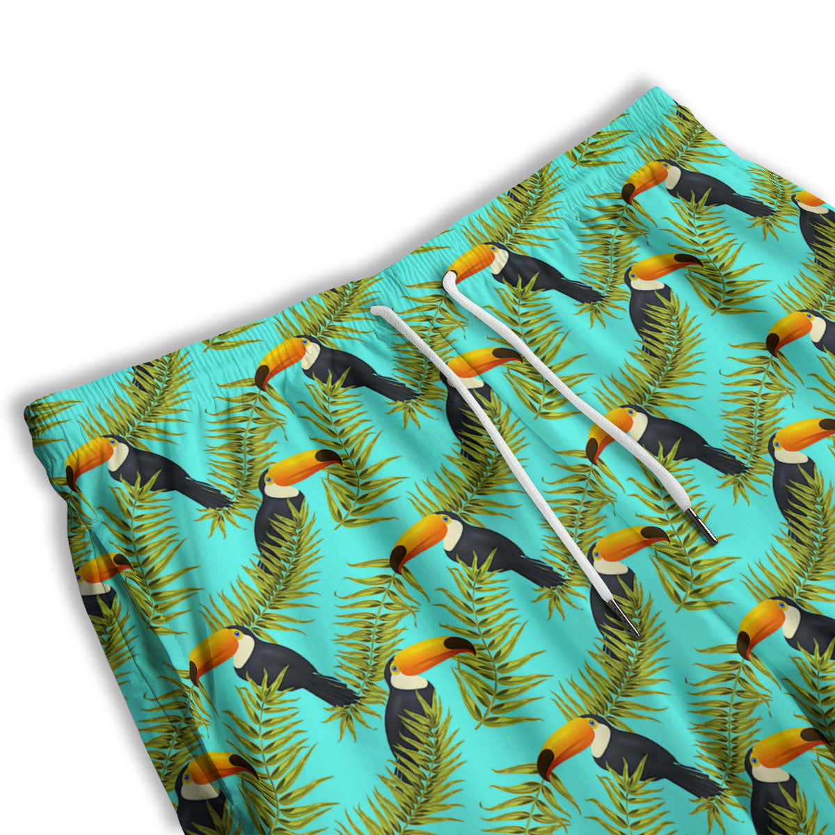 Toucan Tropical Toco Print Pattern Men's Athletic Shorts