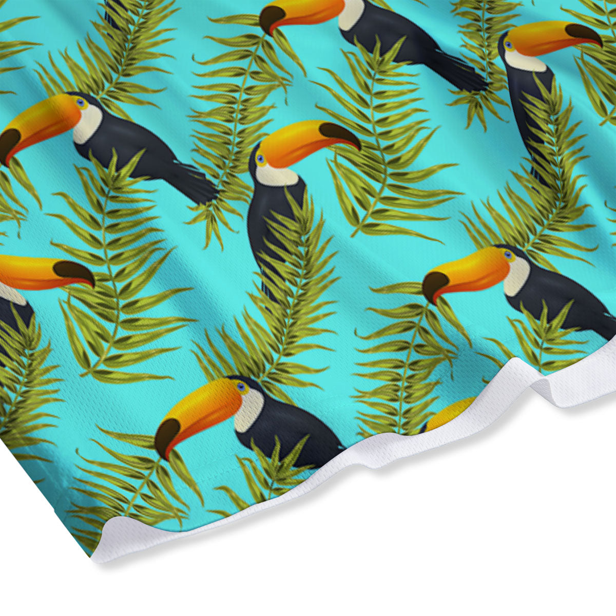 Toucan Tropical Toco Print Pattern Mesh Shorts
