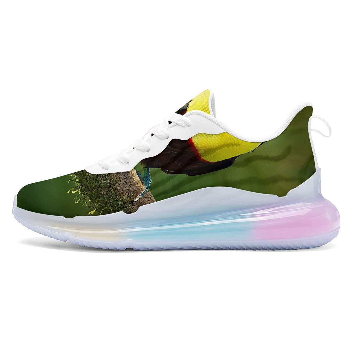 Toucan Tropical Toco Print Running Sneakers-grizzshop