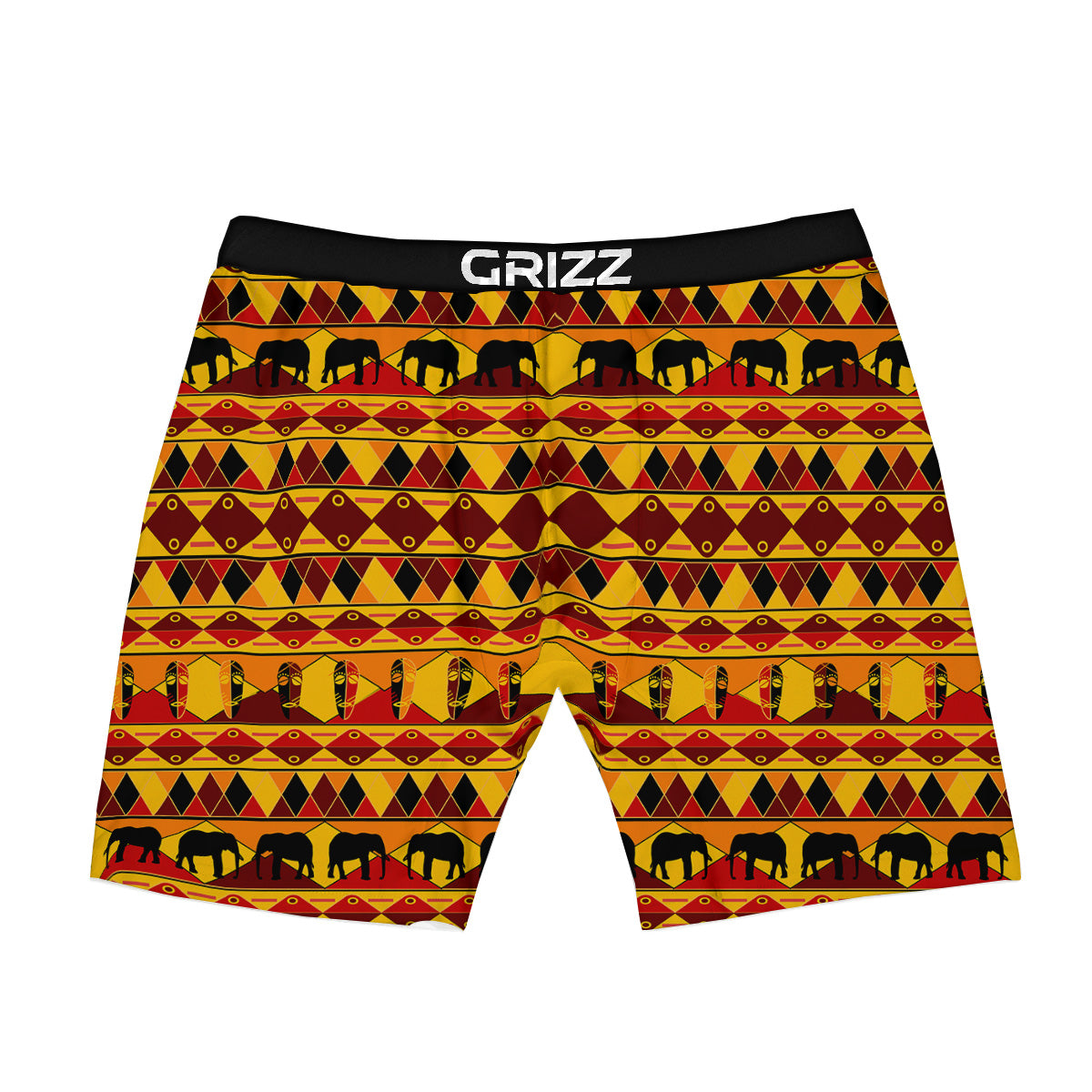 Traditional African Ethnic Print Pattern Boxer Briefs-grizzshop