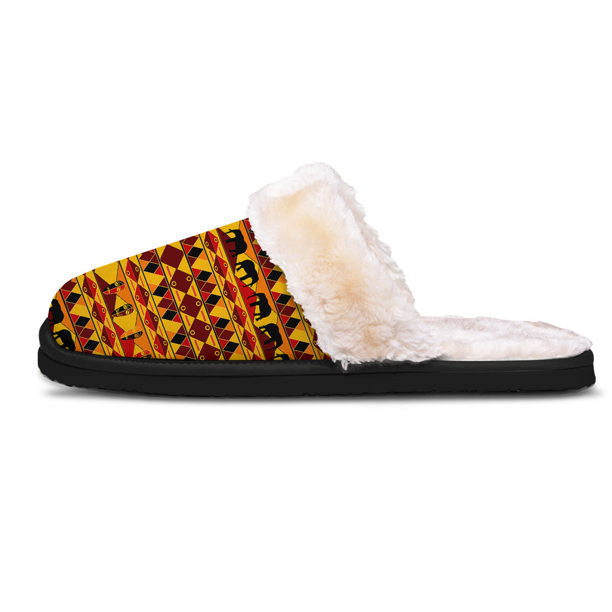 Traditional African Ethnic Print Pattern Slippers-grizzshop