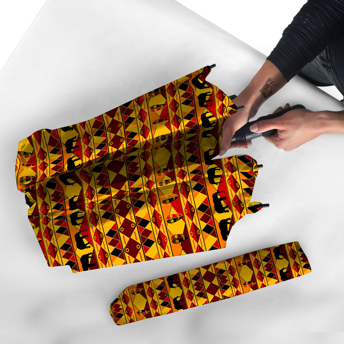 Traditional African Ethnic Print Pattern Umbrella-grizzshop