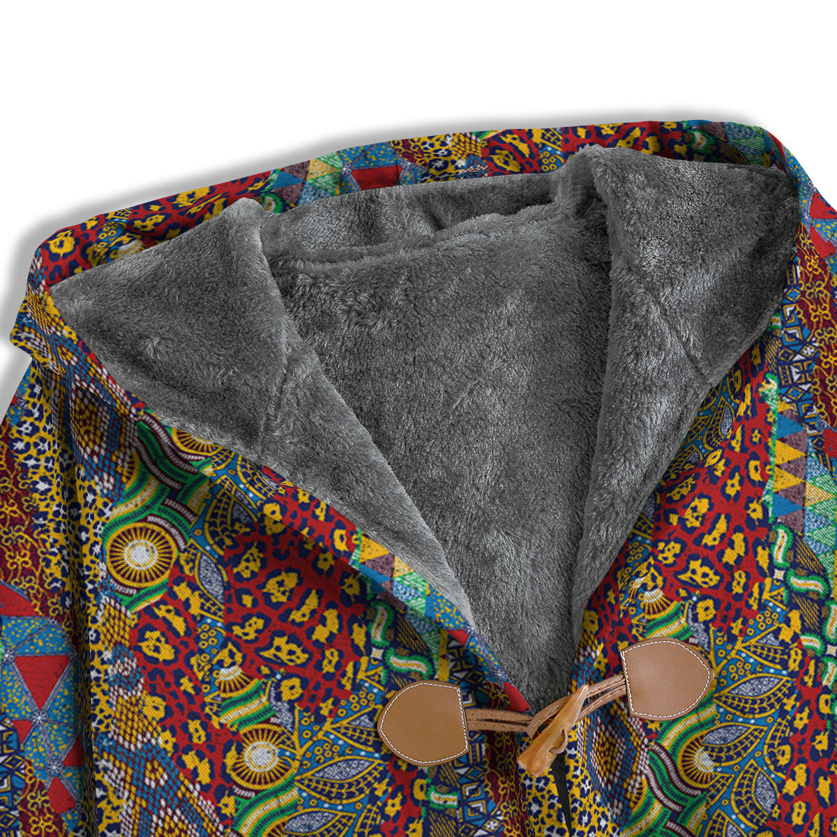 Traditional African Patchwork Animal Skins Print Pattern Men's Windbreaker Jacket-grizzshop