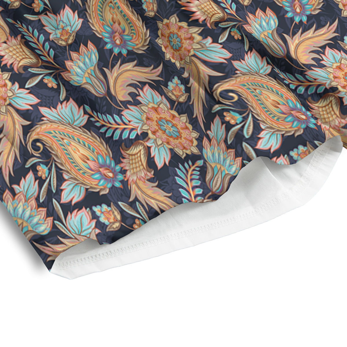 Traditional Oriental Paisley Print Pattern Men's Athletic Shorts