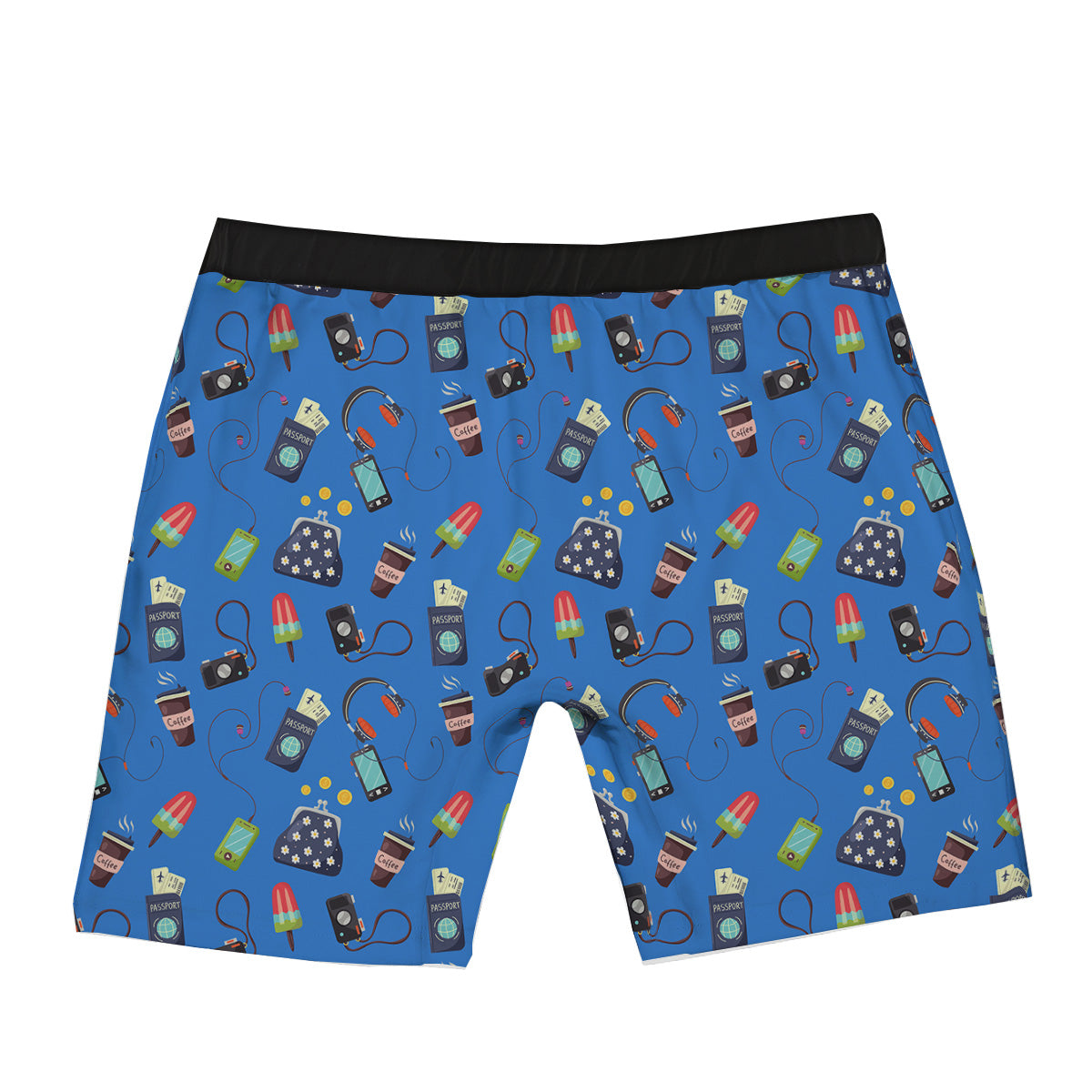 Travel Gear Vacation Print Pattern Boxer Briefs-grizzshop