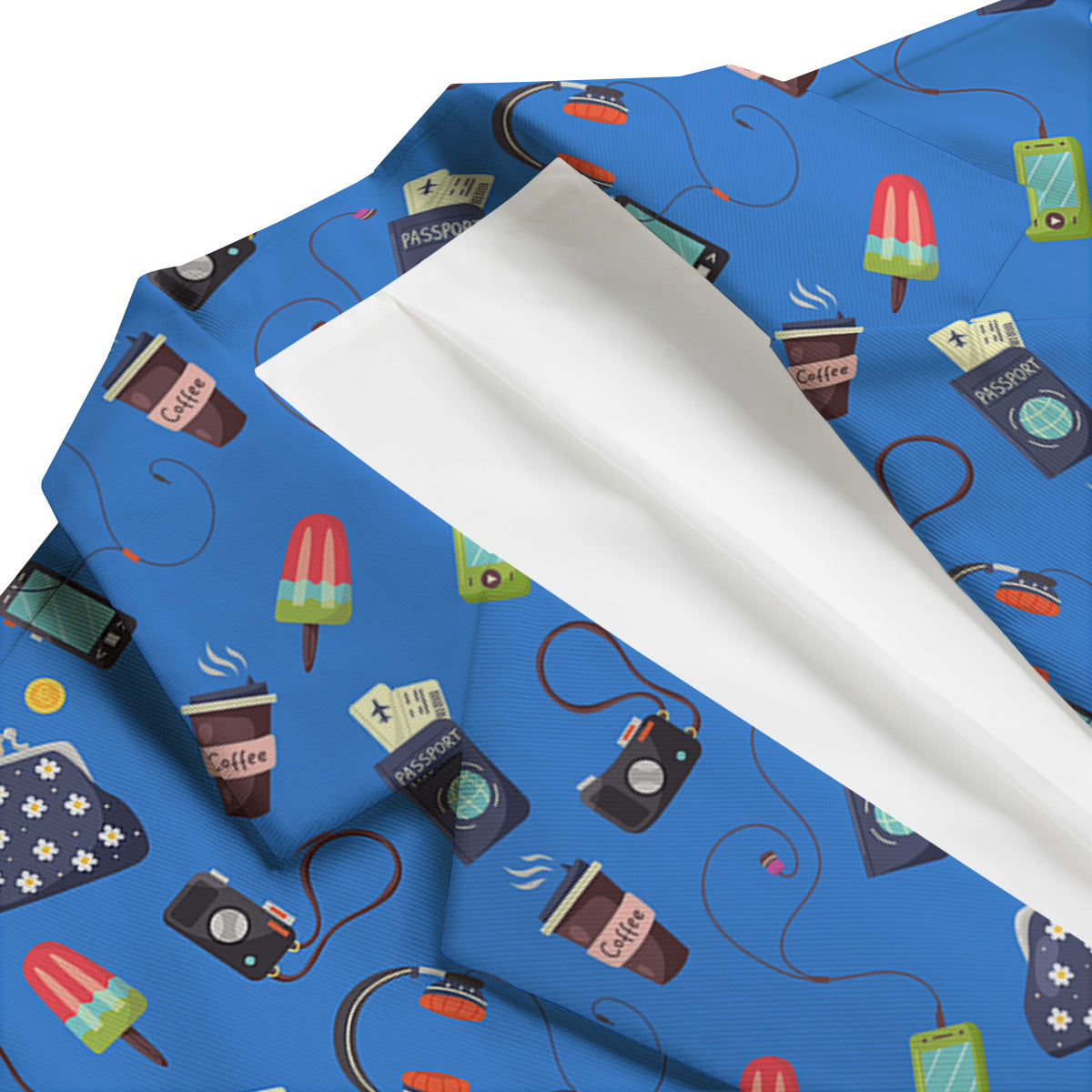 Travel Gear Vacation Print Pattern Men's Blazer-grizzshop
