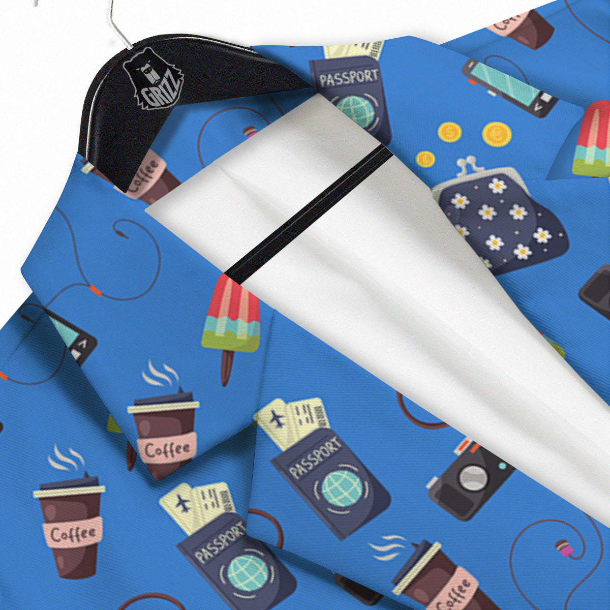 Travel Gear Vacation Print Pattern Men's Sport Coat-grizzshop