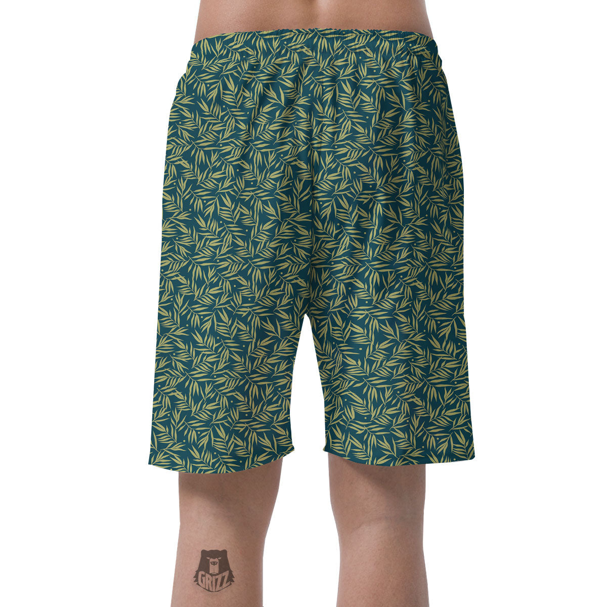 Tree Bamboo Green Print Pattern Men's Shorts-grizzshop