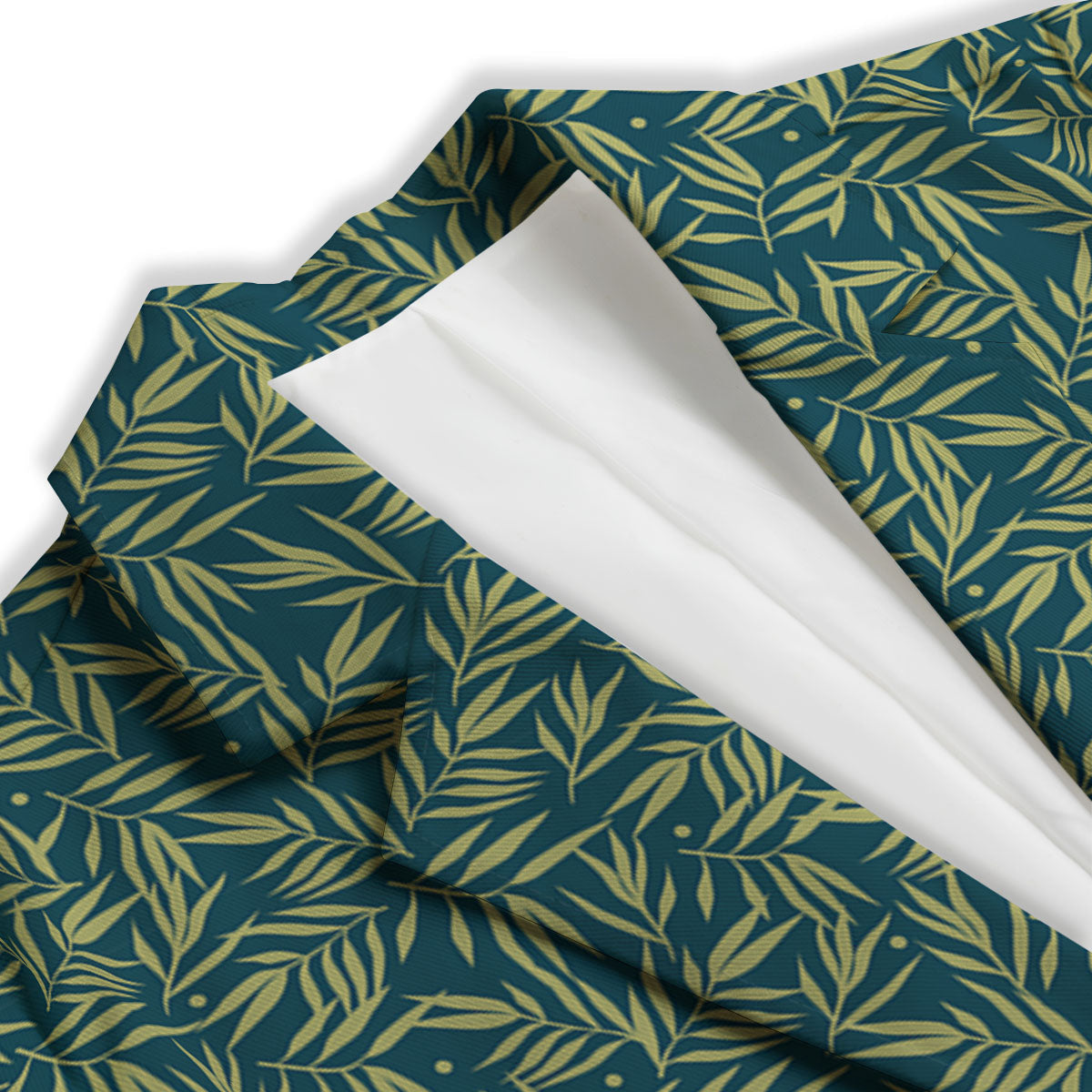Tree Bamboo Green Print Pattern Women's Blazer-grizzshop