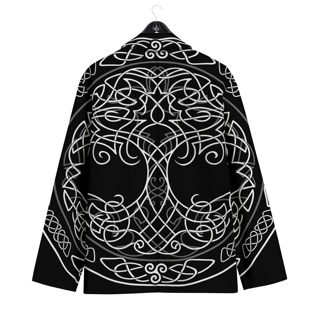 Tree Of Life Celtic Knot Print Men's Sport Coat-grizzshop
