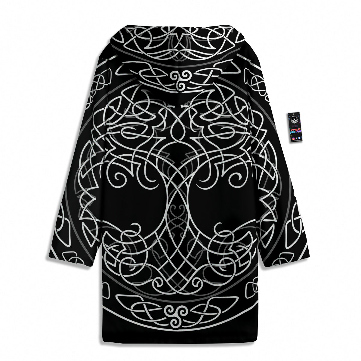 Tree Of Life Celtic Knot Print Men's Windbreaker Jacket-grizzshop