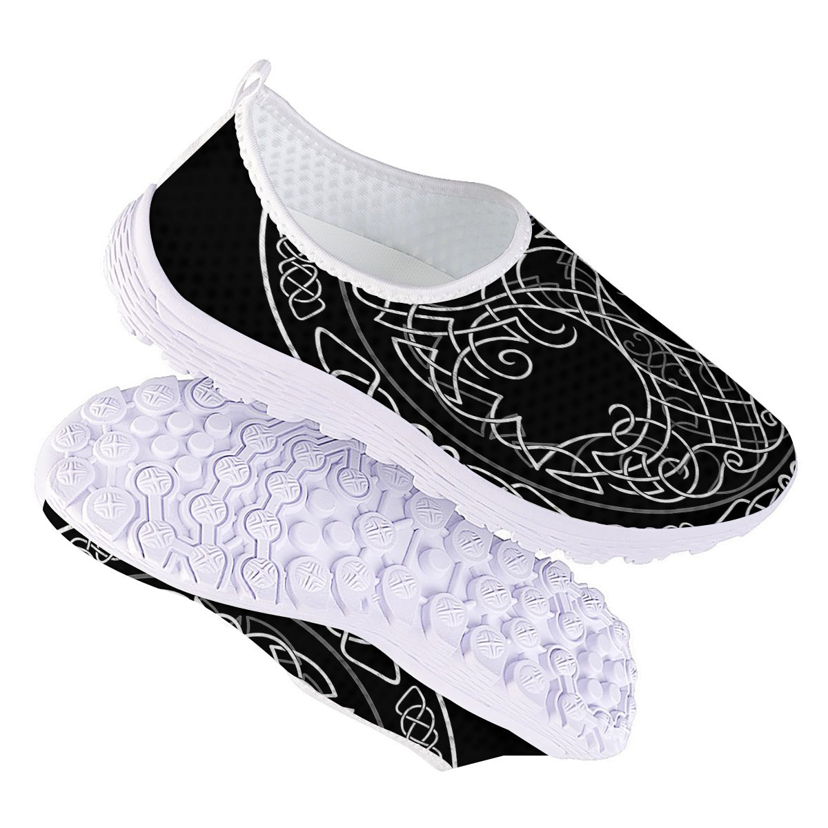 Tree Of Life Celtic Knot Print Nurse Shoes-grizzshop