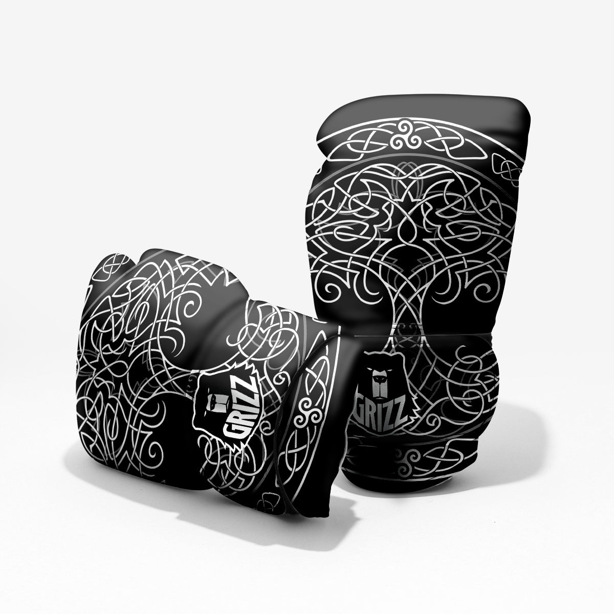 Tree Of Life Celtic Knot Print Pro Boxing Glove
