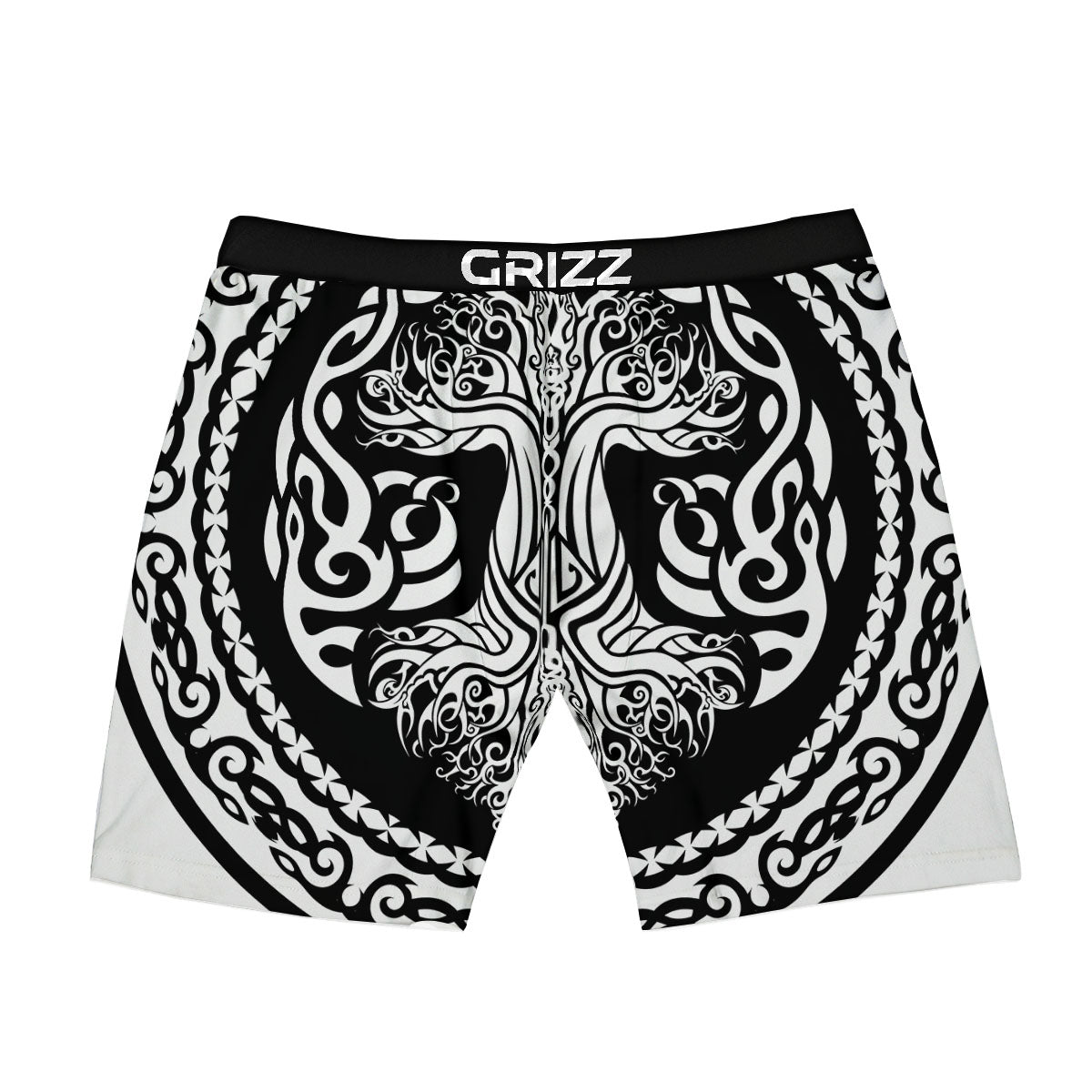 Tree Of Life Viking Print Boxer Briefs-grizzshop