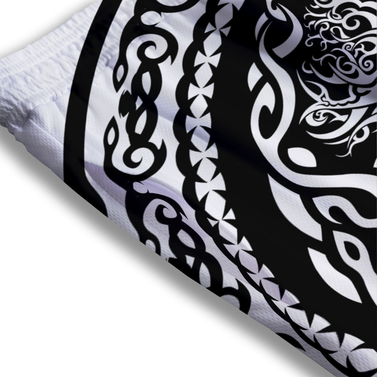 Tree Of Life Viking Print Mesh Shorts